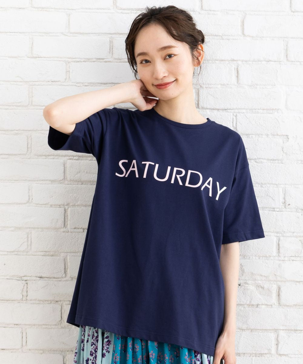 【大きいサイズ】 9号・15号(M・3L) FONTLAB WEEKENDロゴTシャツ | sabstreet my standard(サブストリートマイスタンダード) 公式通販| 大きい サイズ レディース ファッション